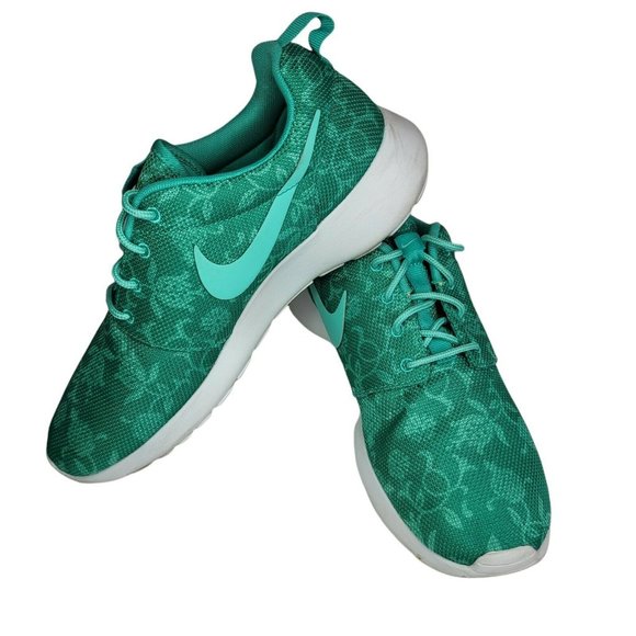 Nike Roshe Run GPX “Atomic Teal Floral” Floral Graphic Pack 555445-330 Size 8.0M - Picture 11 of 12